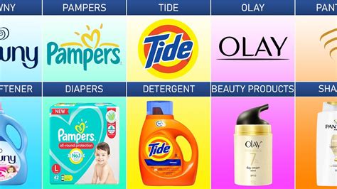 Procter & Gamble brands and products.